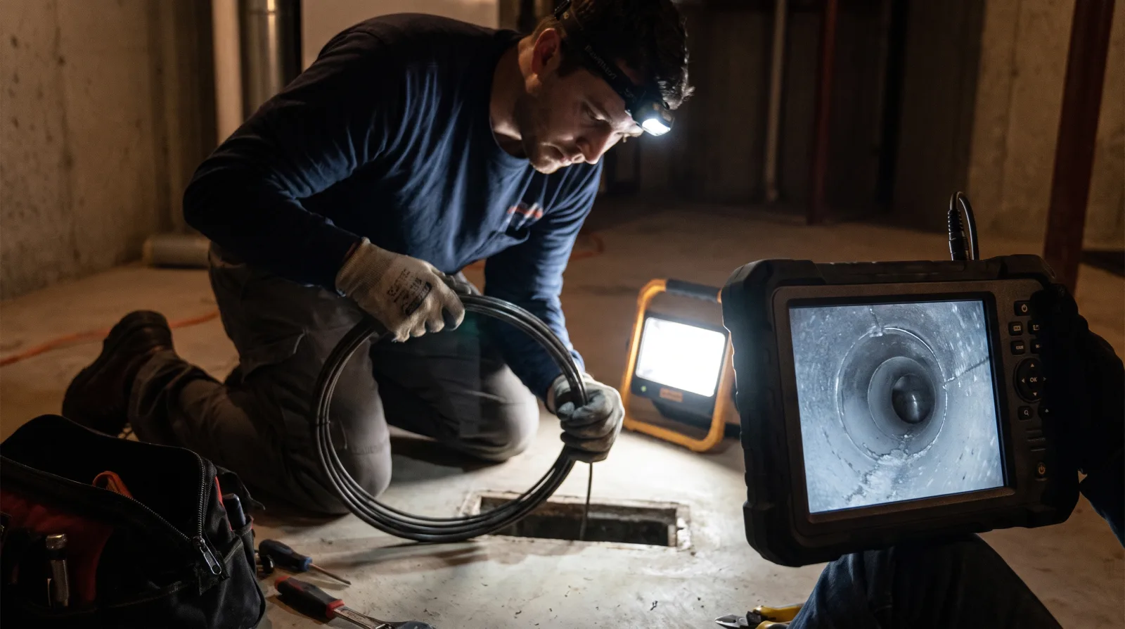 Air Duct Camera Inspection in Enid, OK by American Air Duct Cleaning Enid